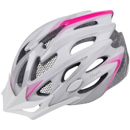 Damenhelm Etape Venus rosa/weiß
