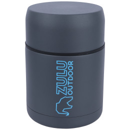 Thermobehälter fürs Essen Zulu Foodie 0,7l grau/blau grey/blue