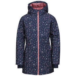 Kindermantel Alpine Pro Ilemo blau/rosa