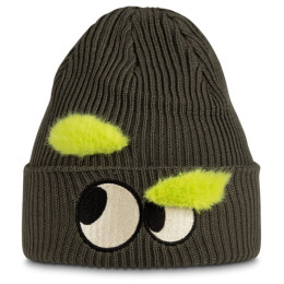 Kindermütze Buff Knitted Beanie Fun grün Eyes Beetle Green