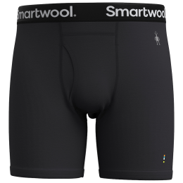 Herren funktionelle Boxershorts Smartwool M Everyday Merino Boxer Brief Boxed schwarz BLACK