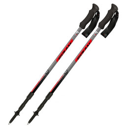 Trekkingstöcke Fizan Prestige Antishock rot/grau red