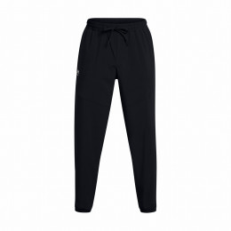Herren-Jogginghose Under Armour Vibe Woven Jogger schwarz Black/White