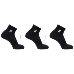 Socken Salomon Everyday Lite Quarter 3-Pack schwarz Black