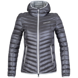 Damen Daunenjacke Hannah Ary grau/schwarz asphalt stripe