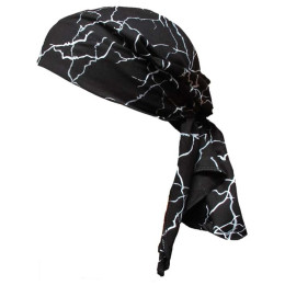 Multifunktionstuch Progress Šátek D Sat Tisk 9BG schwarz PatternBlackLightning