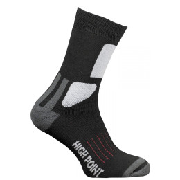 Socken High Point Mountain 2.0 Merino schwarz Black