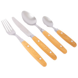 Besteckset Bo-Camp Haggerston 16 pcs braun/silber Brown