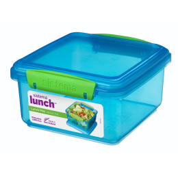 Lebensmittelbox Sistema Lunch Plus 1,2l blau