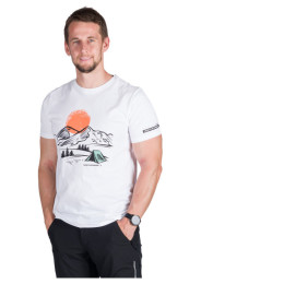 Herren-T-Shirt Northfinder Birger weiß 377white