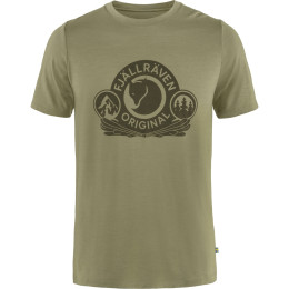 Herren-Funktionsshirt Fjällräven Abisko Wool Classic SS M grün Light Olive