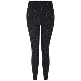 Damen-Leggings Dare 2b Influential Leging schwarz/blau BlackDashPrn