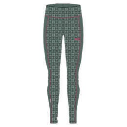 Damen-Funktionsunterhose Kari Traa Rose High Waist Pant grün sag