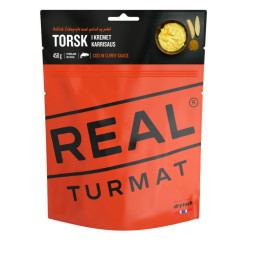 Trekkingnahrung Real Turmat Kabeljau-Curry (Cod in Curry Sauce)