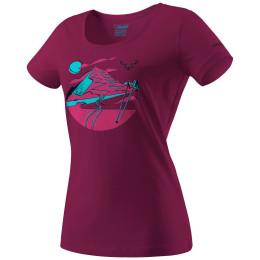 Damen-T-Shirt Dynafit Artist Series Co T-Shirt W weinfarbe BeetRed/Hike