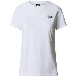 Damen-T-Shirt The North Face W S/S Simple Dome Slim Tee weiß Tnf White