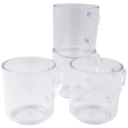Tassen-Set Bo-Camp Mug 330 ml 4 Stk weiß