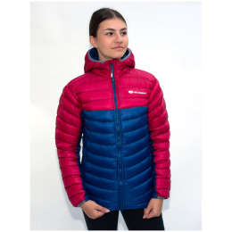 Damen Daunenjacke Sir Joseph Atol Hooded Lady II rosa/blau fuchsia/navy