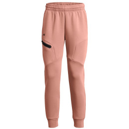 Damen-Jogginghosen Under Armour Unstoppable Flc Jogger rosa CanyonPink/Black