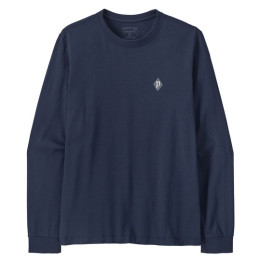 Herren-T-Shirt Patagonia M's L/S MW Hut Tripper Skyline T-Shirt blau New Navy