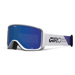 Skibrille Giro Sagen White Angles-Grey Cobalt/Yellow