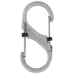 Hilfskarabiner Nite Ize S-Biner SlideLock #4 silber