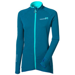 Damen Funktions-Sweatshirt Progress Tispa Merino blau petrol