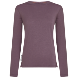 Damen-Funktionsshirt Icebreaker W Mer 150 Ace LS Tee lila/grau Grey Plum