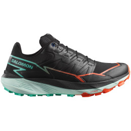 Herrenschuhe Salomon Thundercross schwarz/grün Black / Cherry Tomato / Electric Green