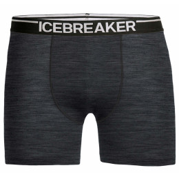 Herren-Boxershorts Icebreaker Mens Anatomica Boxers (2018) grau Jet HTHR/Black