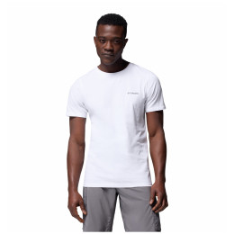Herren-T-Shirt Columbia Rapid Ridge™ Back Graphic Tee II weiß/lila White, Heavenly Horizons