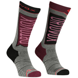 Damensocken Ortovox Free Ride Long Socks W rosa mountain rose