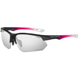 Sportbrille R2 Drop v2 schwarz/silber matný -černý