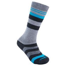 Kindersocken Sensor Slope Merino grau/blau