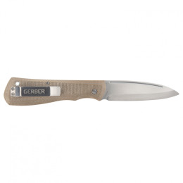 Taschenmesser Gerber Mansfield Micarta braun natural