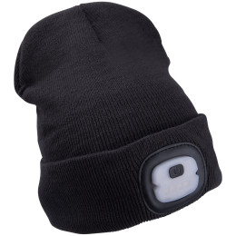 Mütze mit Stirnlampe Extol Light Economy dunkelgrau Black