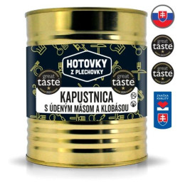 Suppe Hotovky z plechovky Krautsuppe mit Selchfleisch und Wurst 800 ml