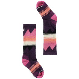 Kindersocken Smartwool Kids' Ski Light Cushion OTC Socks lila Prple Ris