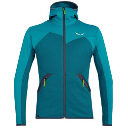 Herren-Sweatshirt Salewa Puez Melange PL M FZ HDY dunkelblau Malta/