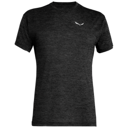 Herren-T-Shirt Salewa Puez Melange Dry M S/S Tee dunkelgrau 0911 - black out melange
