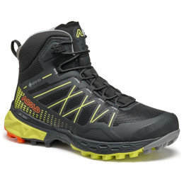 Kinderschuhe Asolo Tahoe Mid JR schwarz/gelb black/safery yellow/B056