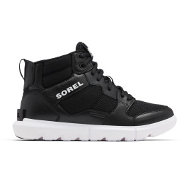 Damen Winterschuhe Sorel Explorer™ II Sneaker Mid Wp schwarz Black, White