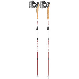 Trail Running Stöcke Leki Cross Trail FX Superlite Compact 110-120 cm weiß white-ferra-black