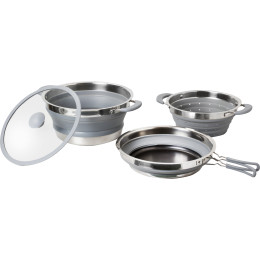 Geschirrset Brunner Volcano Pasta al Volo grau