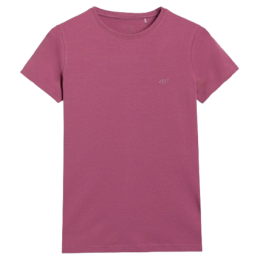 Damen-T-Shirt 4F Tshirt F2439 weinfarbe BURGUNDY