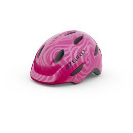 Kinder Fahrradhelm Giro Scamp lila BrightPink/Pearl
