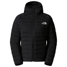 Damenjacke The North Face W Belleview Stretch Down Hoodie schwarz/weiß Tnf Black-Npf