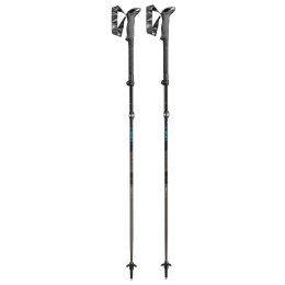Trekkingstöcke Leki Makalu FX TA schwarz petrol-black-silvergray