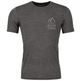 Herren-Funktionsshirt Ortovox 120 Cool Tec Mtn Duo Ts M grau Black Raven Blend