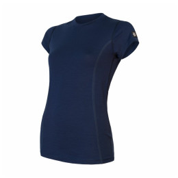 Damen-Funktionsshirt Sensor Merino Active Deep Blue blau Deep Blue